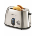 Hamilton Beach 2 Slice Digital Toaster, Brushed Metal